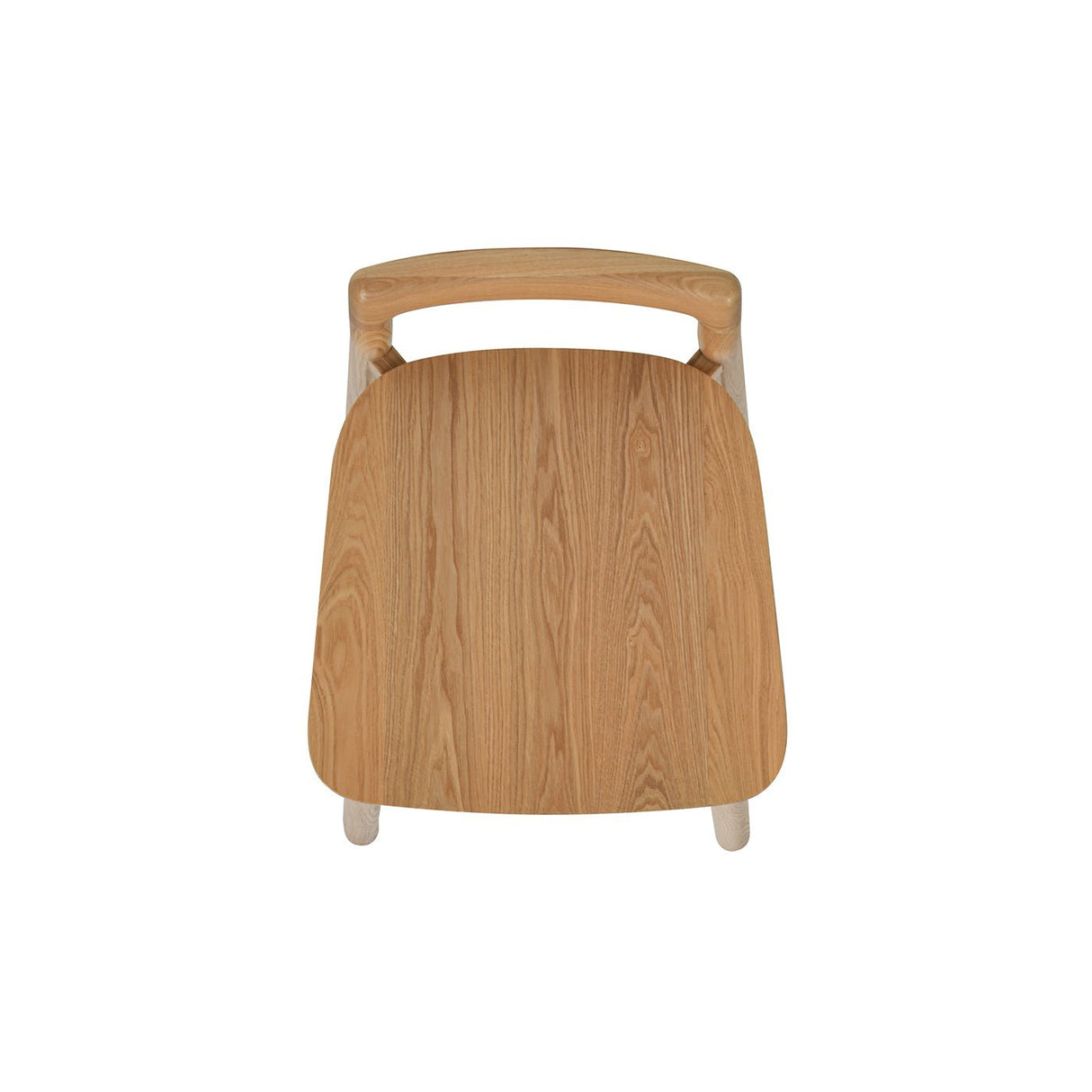 Counter Stool with Low Back and Black Iron Footrest