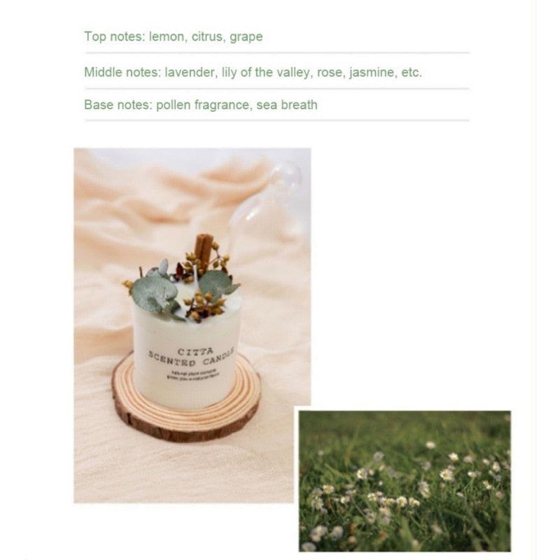 Creative Soy Wax Romantic Aromatherapy Candles Pure Natural Pillar Candles Pillar Candles Christmas Wedding Party Home Decoration Gift Wedding Party Holders