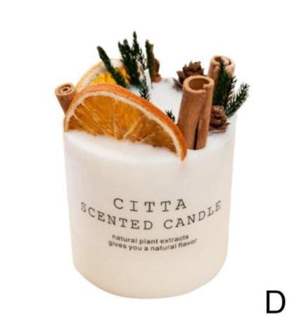 Creative Soy Wax Romantic Aromatherapy Candles Pure Natural Pillar Candles Pillar Candles Christmas Wedding Party Home Decoration Gift Wedding Party Holders