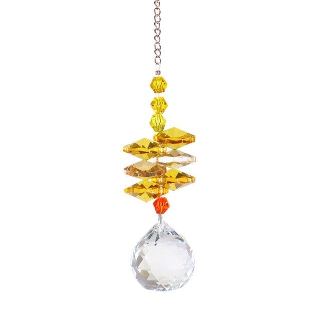 Crystal Garden Sun-catcher Hanging Crystals Prisms Ornament For Window Glass Chandelier Solar Hummingbird Owl Wind Chimes Rainbow Chaser Garden Hanging Curtain Pendant Home Decor Gift Boxed Sun Catcher Gift Idea For Mom Friends Grandma Hummingbird