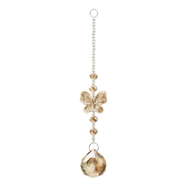 Crystal Garden Sun-catcher Hanging Crystals Prisms Ornament For Window Glass Chandelier Solar Hummingbird Owl Wind Chimes Rainbow Chaser Garden Hanging Curtain Pendant Home Decor Gift Boxed Sun Catcher Gift Idea For Mom Friends Grandma Hummingbird