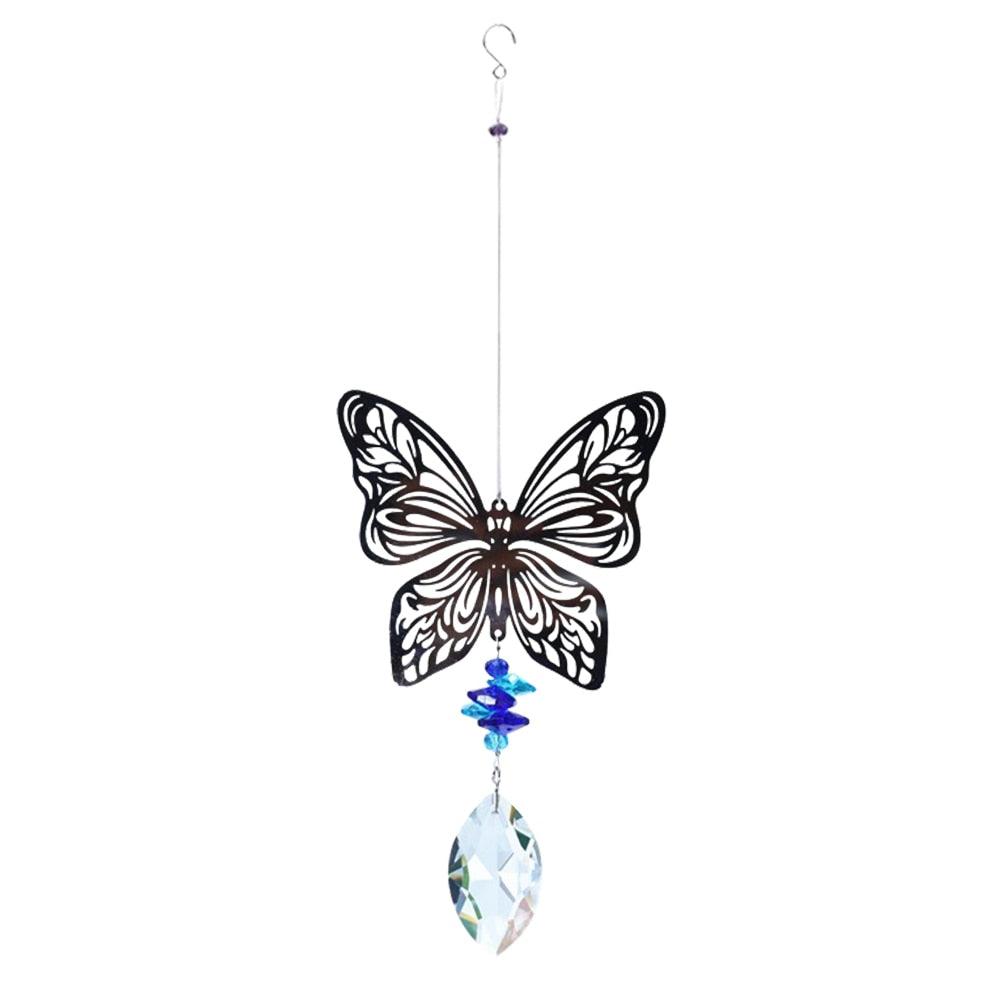 Crystal Garden Sun-catcher Hanging Crystals Prisms Ornament For Window Glass Chandelier Solar Hummingbird Owl Wind Chimes Rainbow Chaser Garden Hanging Curtain Pendant Home Decor Gift Boxed Sun Catcher Gift Idea For Mom Friends Grandma Hummingbird