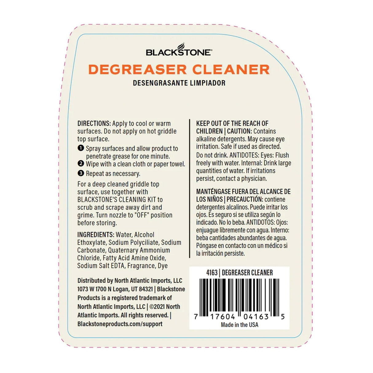 Blackstone Griddle Degreaser Cleaner