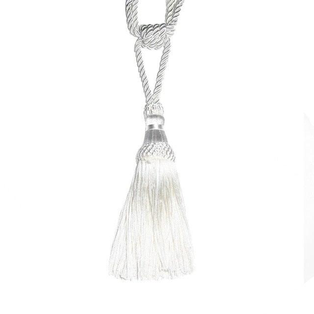 Curtain Tiebacks Tassel Curtain Clips Rope Curtain Tie Backs Holdbacks Decorative Curtain Holder Accessories For Drape Curtain Holdbacks Braided Buckle Home Decorative Window Drapery Ball Tassels Tieback 50cm