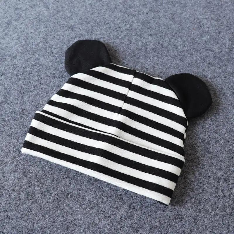 Cute Baby 0-12M Hat With Ears Casual Style Kids Autumn Winter Hat Classic Boys And Girls Beanie