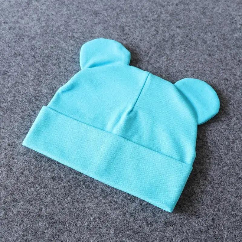 Cute Baby 0-12M Hat With Ears Casual Style Kids Autumn Winter Hat Classic Boys And Girls Beanie