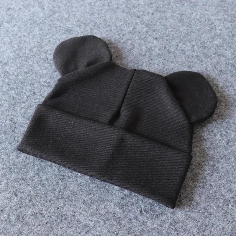 Cute Baby 0-12M Hat With Ears Casual Style Kids Autumn Winter Hat Classic Boys And Girls Beanie