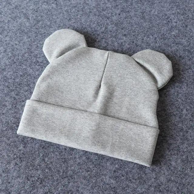 Cute Baby 0-12M Hat With Ears Casual Style Kids Autumn Winter Hat Classic Boys And Girls Beanie