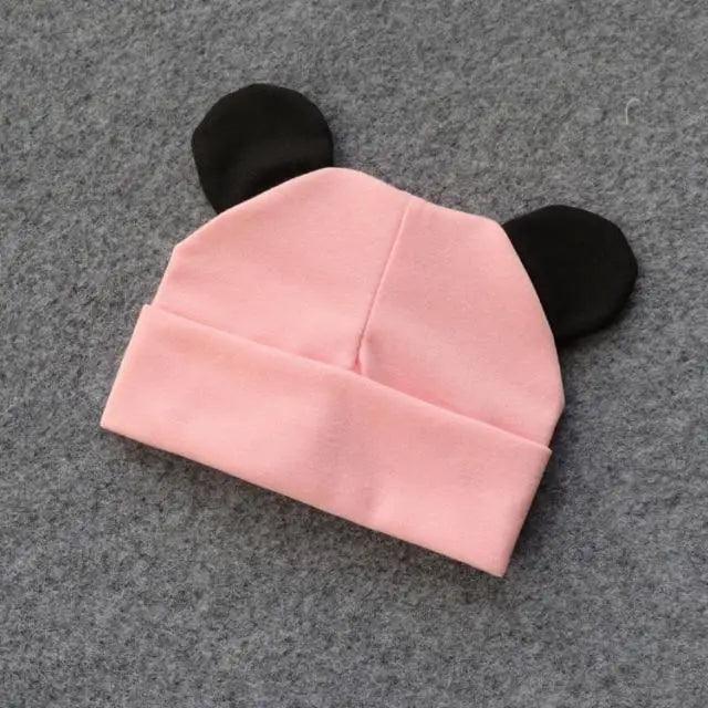 Cute Baby 0-12M Hat With Ears Casual Style Kids Autumn Winter Hat Classic Boys And Girls Beanie