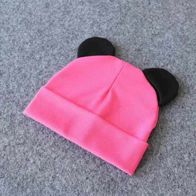 Cute Baby 0-12M Hat With Ears Casual Style Kids Autumn Winter Hat Classic Boys And Girls Beanie