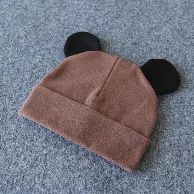 Cute Baby 0-12M Hat With Ears Casual Style Kids Autumn Winter Hat Classic Boys And Girls Beanie