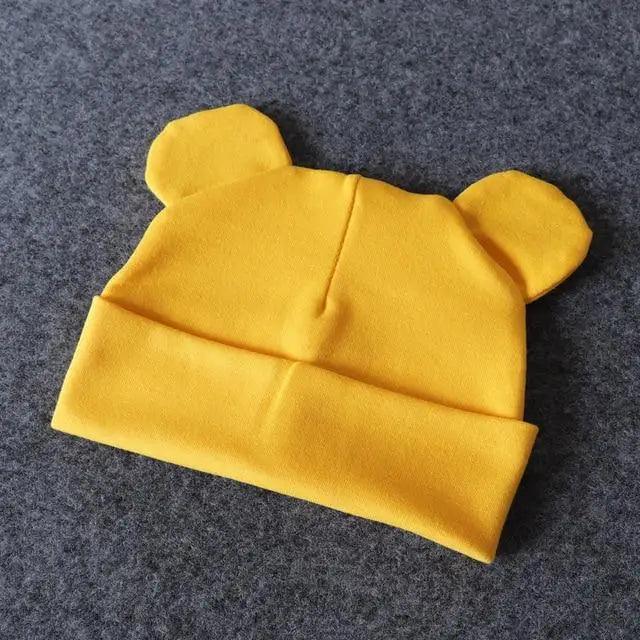 Cute Baby 0-12M Hat With Ears Casual Style Kids Autumn Winter Hat Classic Boys And Girls Beanie