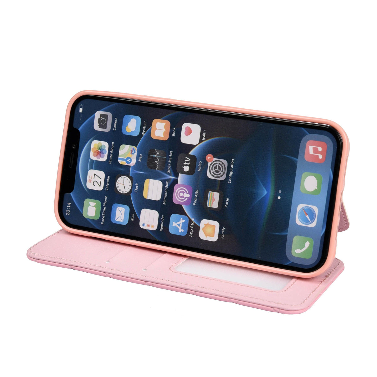 Cute Pink Wallet Flip Leather Phone Case For iPhone 14 13 12 Pro Max 11 Xr Xs X Cute Crown Cover For 7 8 Plus Card Shock Absorption Card Pocket Pocket Full Protection Horizontal Stand Function Leather Phone Case