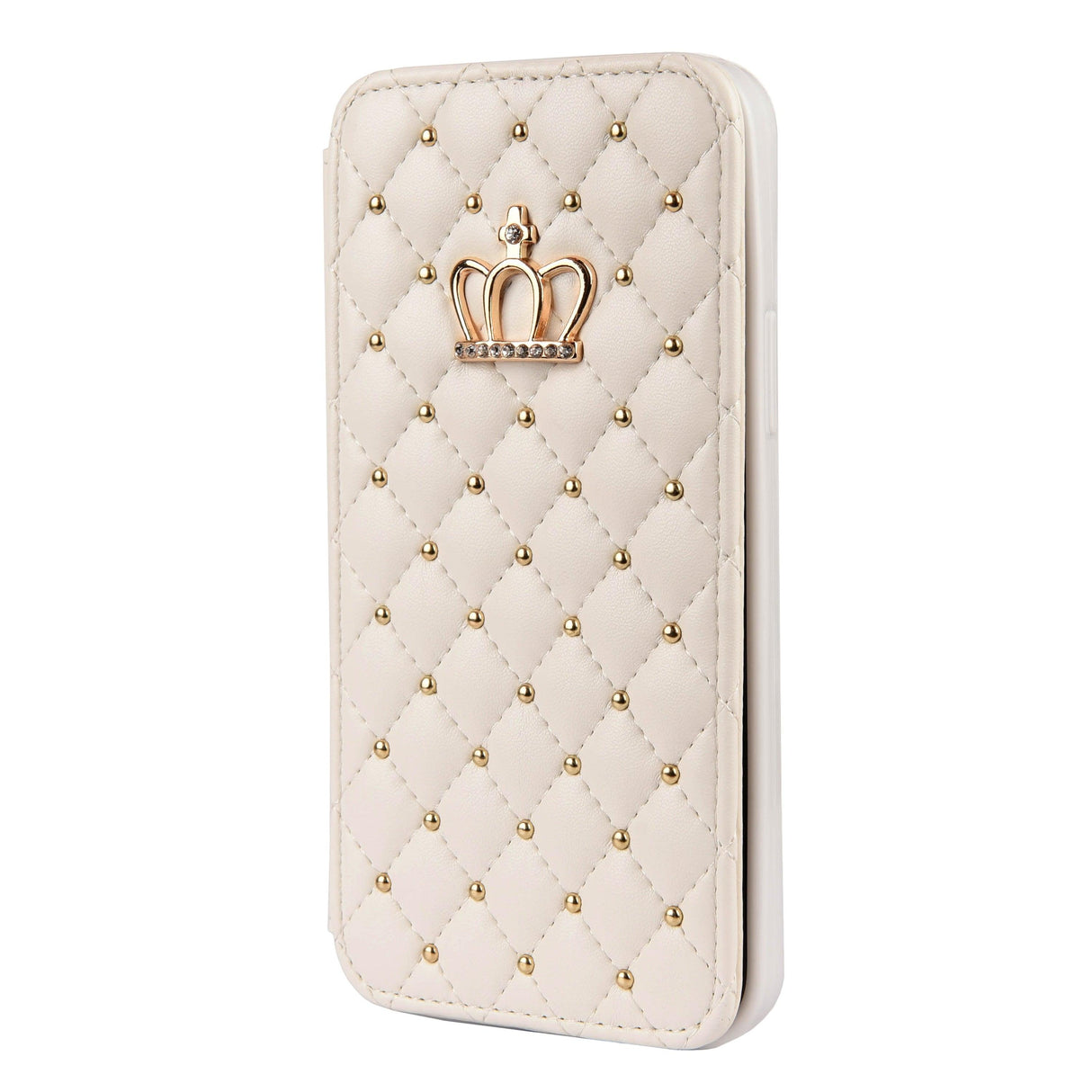 Cute Pink Wallet Flip Leather Phone Case For iPhone 14 13 12 Pro Max 11 Xr Xs X Cute Crown Cover For 7 8 Plus Card Shock Absorption Card Pocket Pocket Full Protection Horizontal Stand Function Leather Phone Case