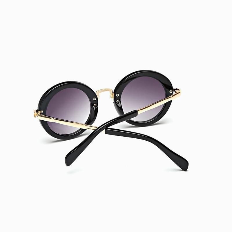 Cute Round Polarized Sunglasses for Kids Girls Boys UV400 Protection Fashionable & Children's Sunglasses New Cute Baby Round Frame & Colorful Sunshade Mirror For Kids