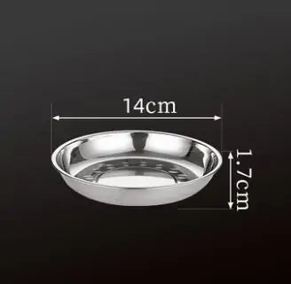 Stainless Steel Tableware Dinner Plate