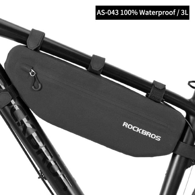 Cycling Bicycle Bags Top Tube Front Frame Bag Waterproof Road Dirt-resistant Bike Accessories Bags Bike Frame Bag Waterproof Bike Elegant Design Bag Bicycle Under Top Tube Bag Corner Pouch Storage Bag For Cycling Accessories