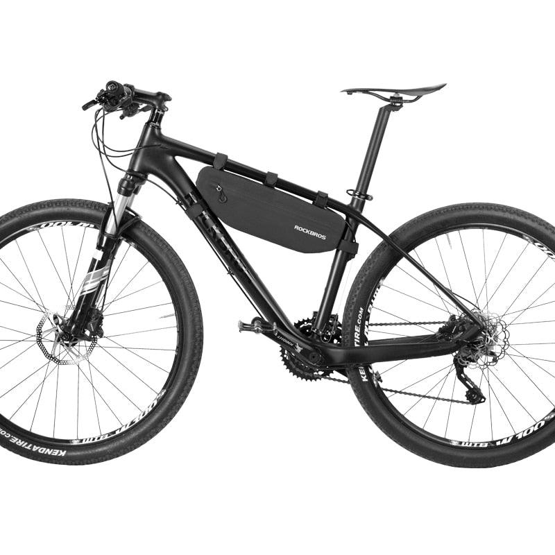 Cycling Bicycle Bags Top Tube Front Frame Bag Waterproof Road Dirt-resistant Bike Accessories Bags Bike Frame Bag Waterproof Bike Elegant Design Bag Bicycle Under Top Tube Bag Corner Pouch Storage Bag For Cycling Accessories