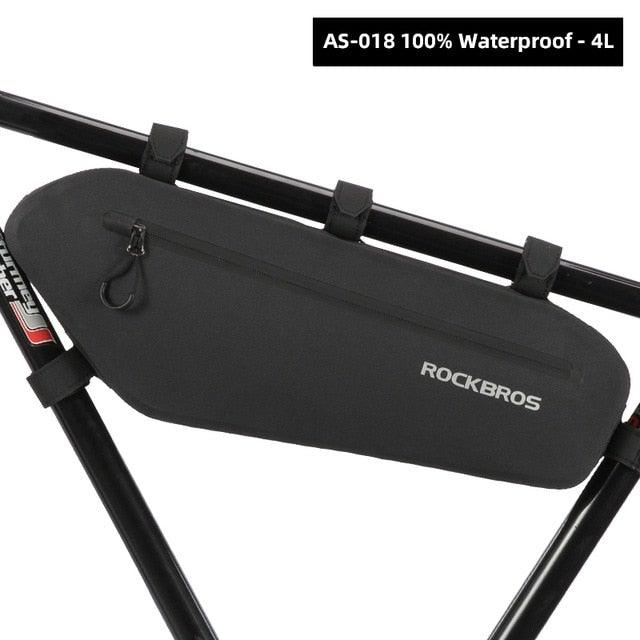 Cycling Bicycle Bags Top Tube Front Frame Bag Waterproof Road Dirt-resistant Bike Accessories Bags Bike Frame Bag Waterproof Bike Elegant Design Bag Bicycle Under Top Tube Bag Corner Pouch Storage Bag For Cycling Accessories