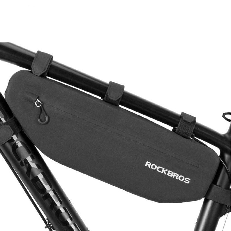 Cycling Bicycle Bags Top Tube Front Frame Bag Waterproof Road Dirt-resistant Bike Accessories Bags Bike Frame Bag Waterproof Bike Elegant Design Bag Bicycle Under Top Tube Bag Corner Pouch Storage Bag For Cycling Accessories