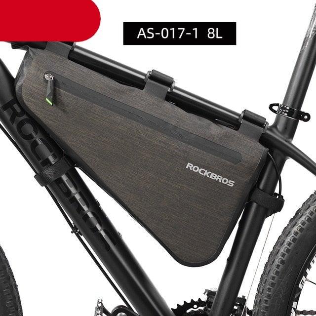 Cycling Bicycle Bags Top Tube Front Frame Bag Waterproof Road Dirt-resistant Bike Accessories Bags Bike Frame Bag Waterproof Bike Elegant Design Bag Bicycle Under Top Tube Bag Corner Pouch Storage Bag For Cycling Accessories