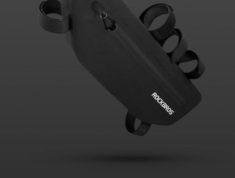 Cycling Bicycle Bags Top Tube Front Frame Bag Waterproof Road Dirt-resistant Bike Accessories Bags Bike Frame Bag Waterproof Bike Elegant Design Bag Bicycle Under Top Tube Bag Corner Pouch Storage Bag For Cycling Accessories