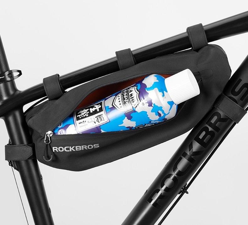 Cycling Bicycle Bags Top Tube Front Frame Bag Waterproof Road Dirt-resistant Bike Accessories Bags Bike Frame Bag Waterproof Bike Elegant Design Bag Bicycle Under Top Tube Bag Corner Pouch Storage Bag For Cycling Accessories