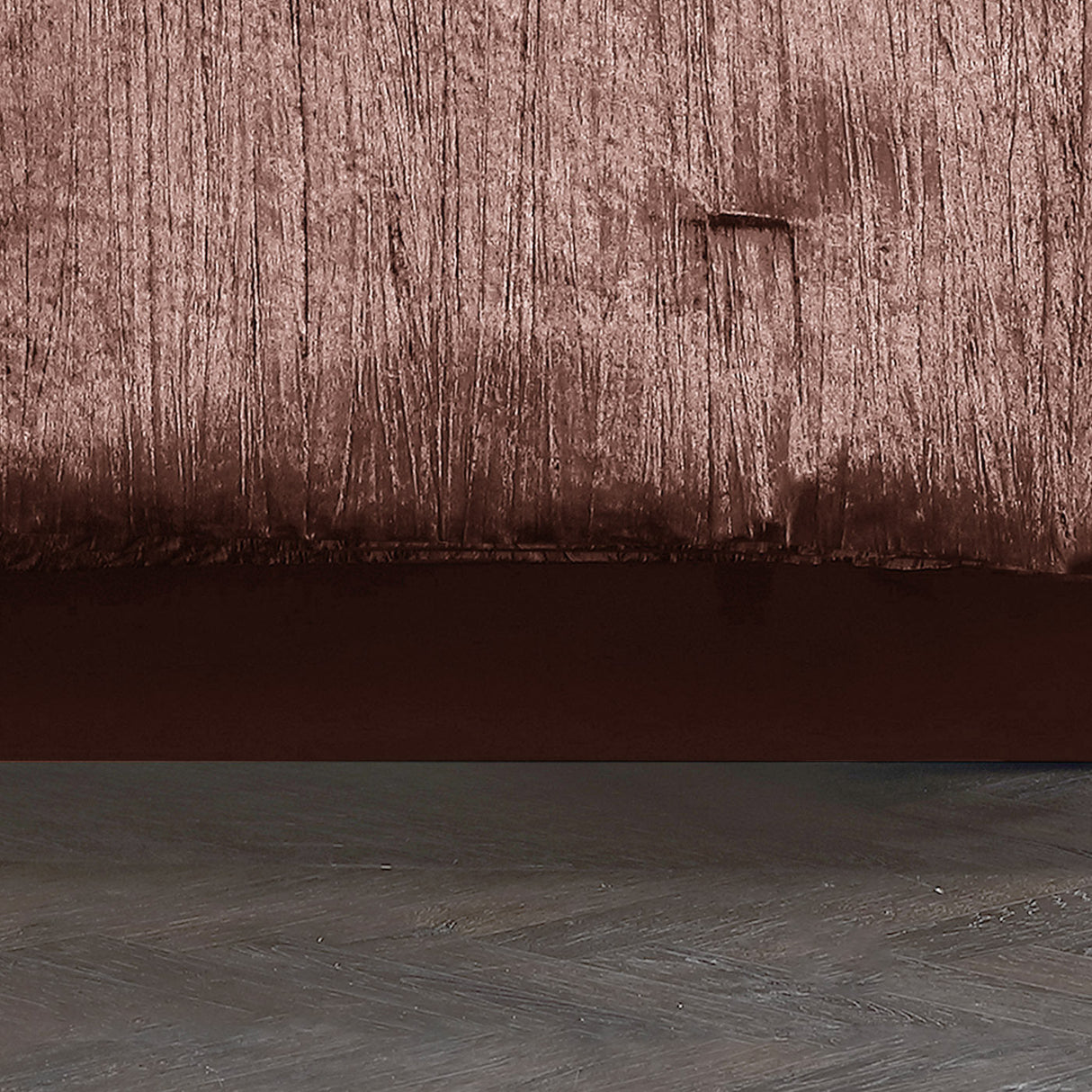 Blush Crinkle Velvet 7Pc Bedding Ensemble