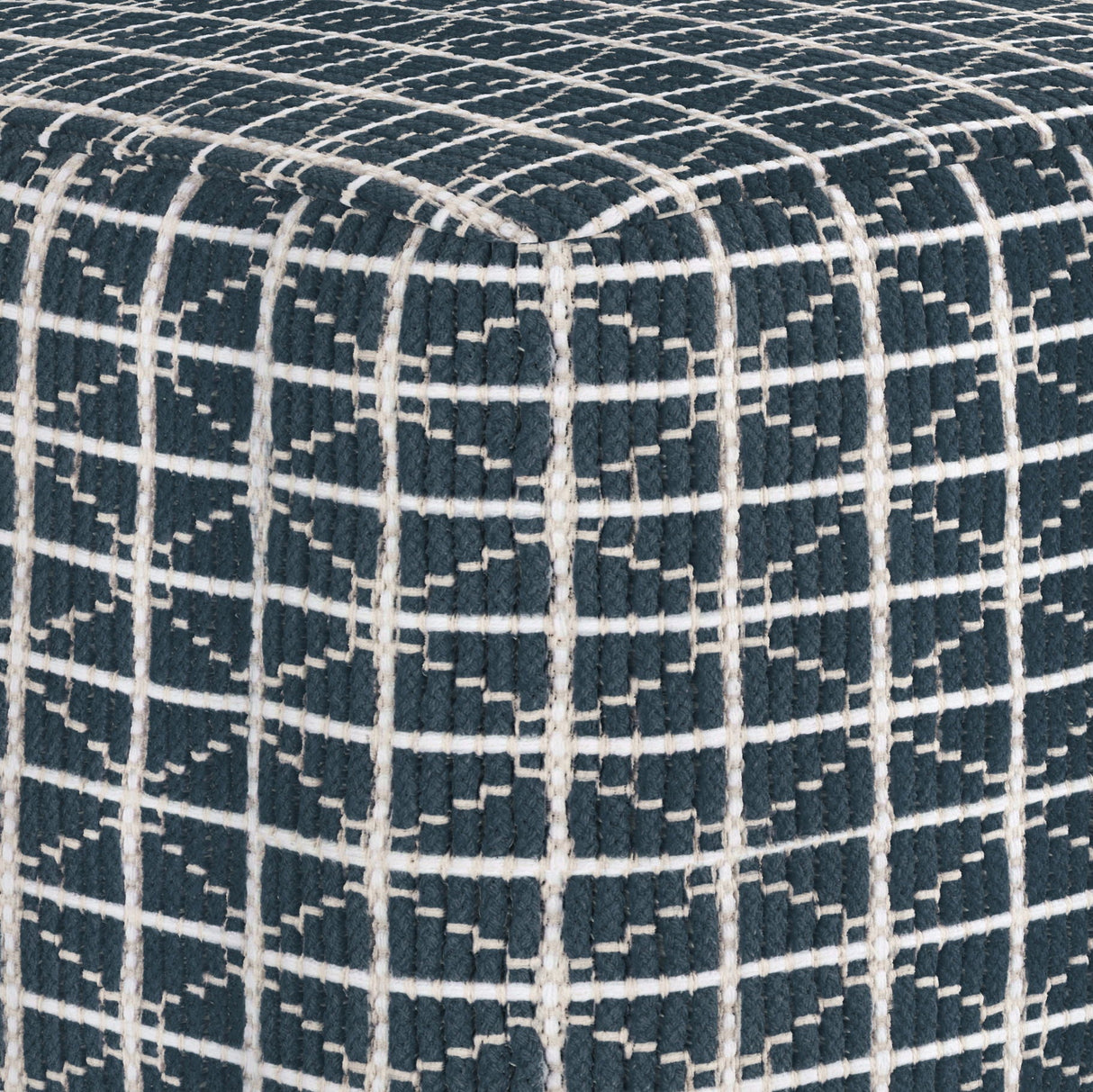 Noreen - Upholstered Square Pouf by Couch.com