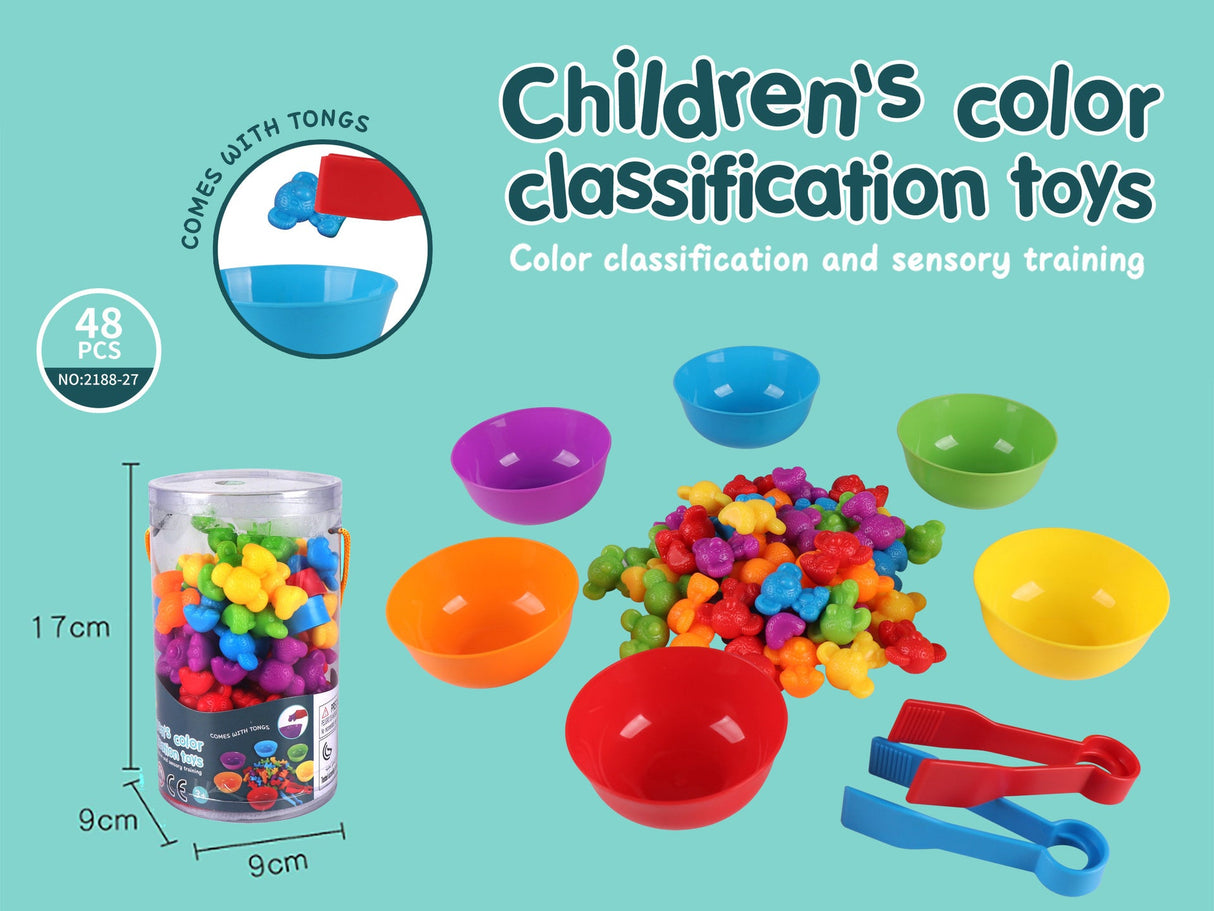 Rainbow Counting Dinosaurs Early Education Cognitive Montessori Early Education