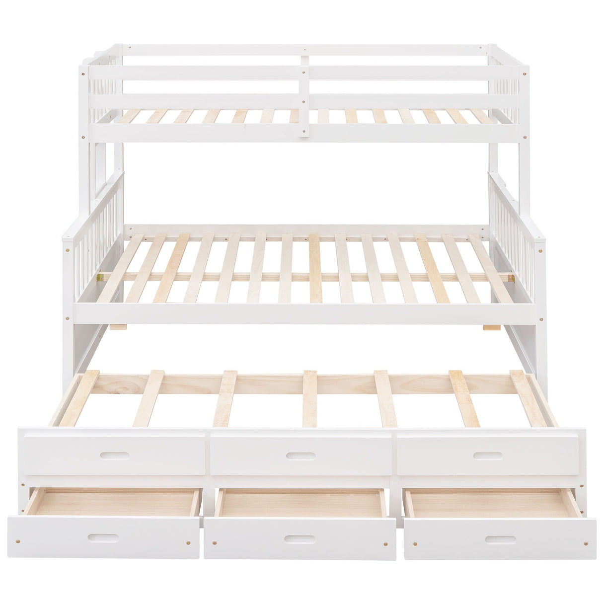 Bunk Bed With Twin Size Trundle And Drawers by Couch.com