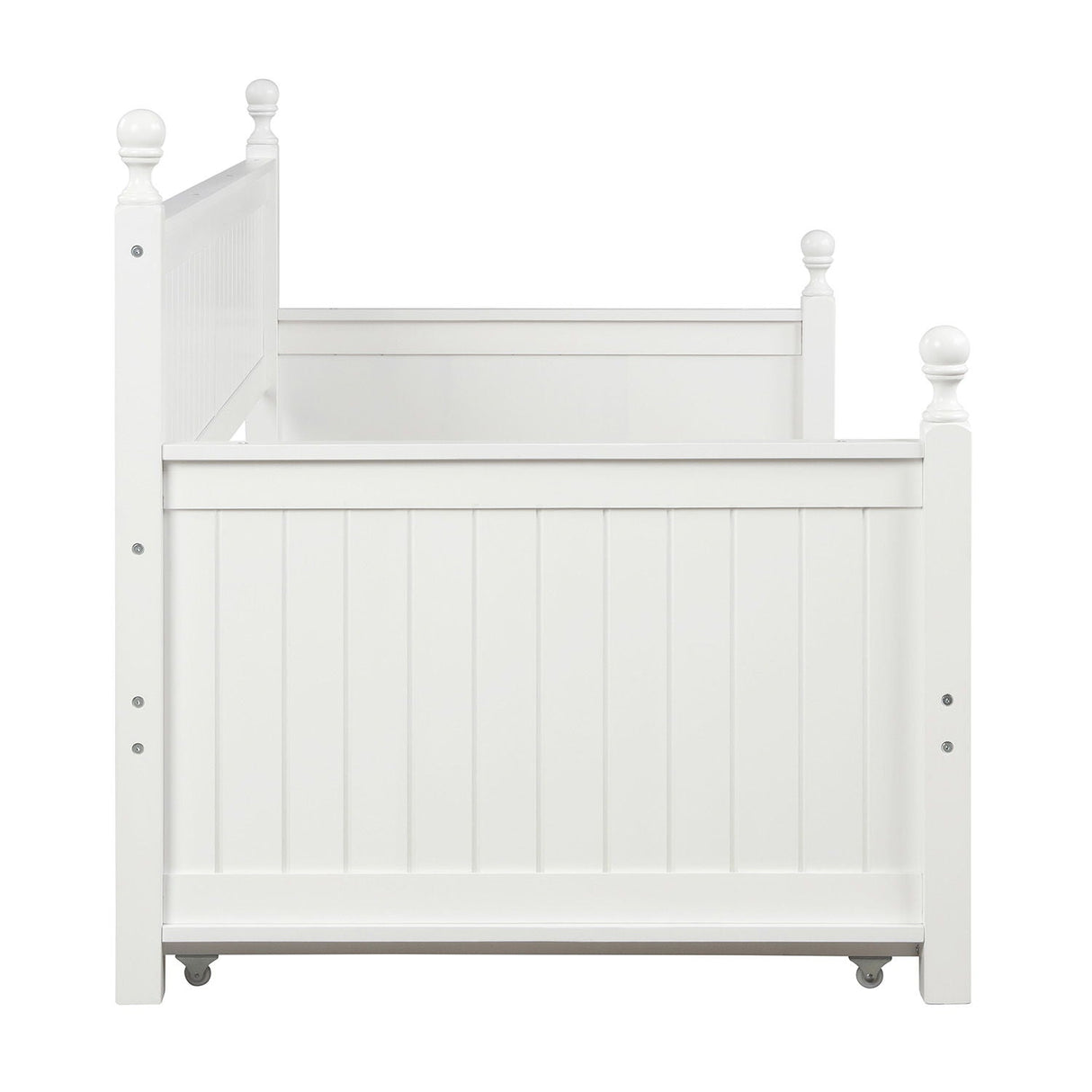 Twin Size Daybed & Twin Size Trundle - White by Couch.com