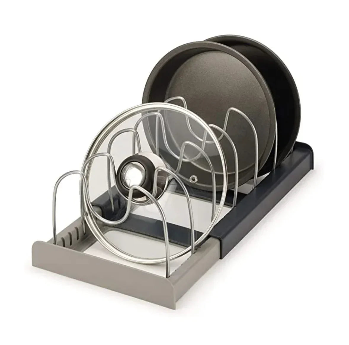 Stainless Steel Adjustable Pot Lid Rack