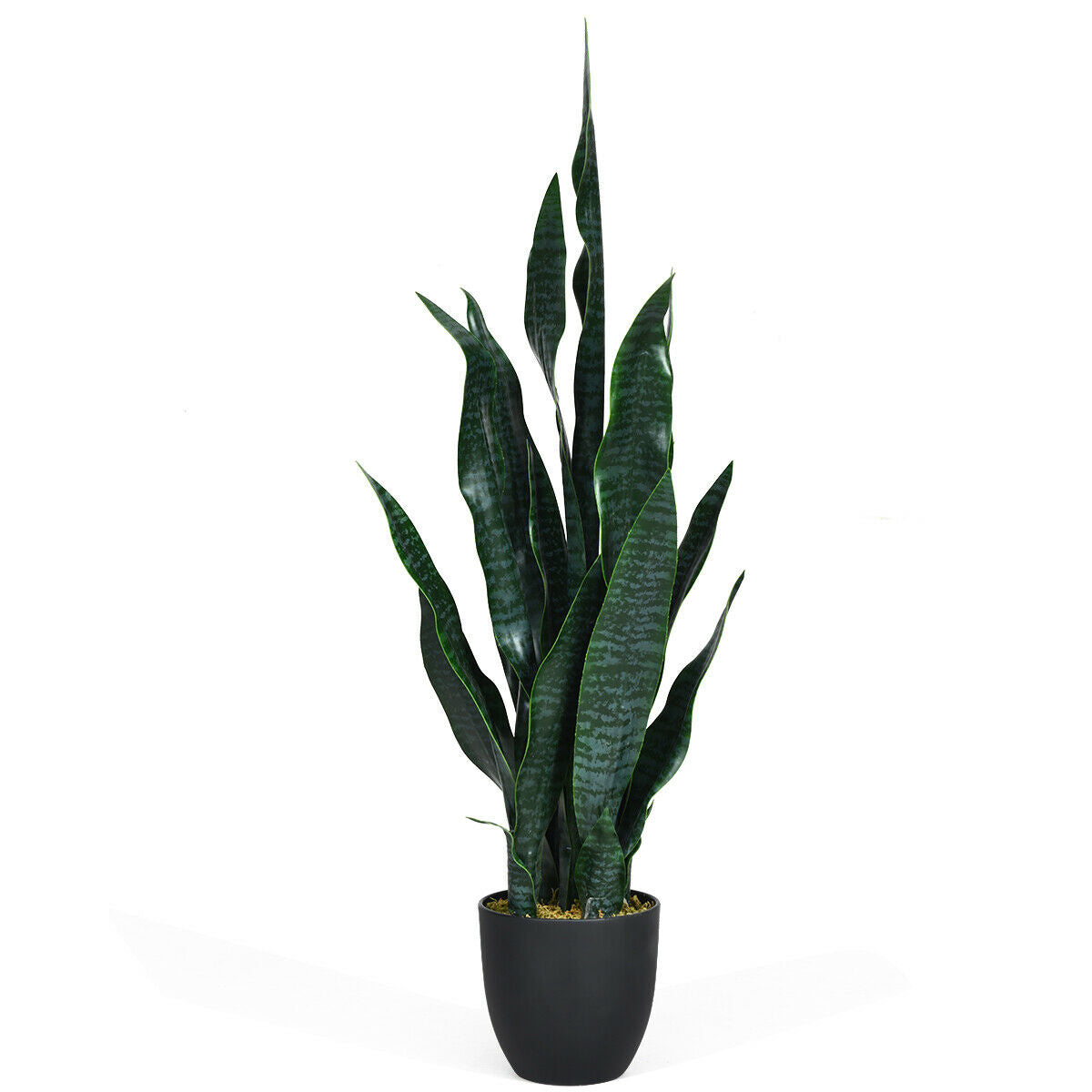 35.5 Inch Indoor-Outdoor Artificial Fake Snake Plant