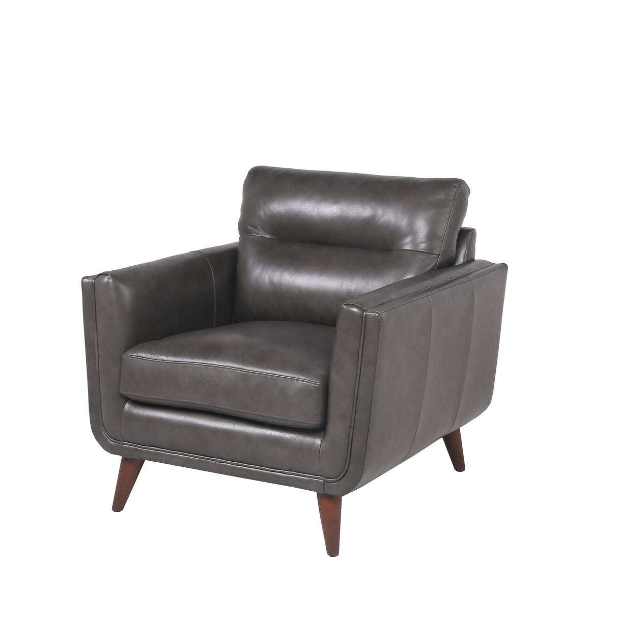 Mid-Century Leather Chair by Couch.com