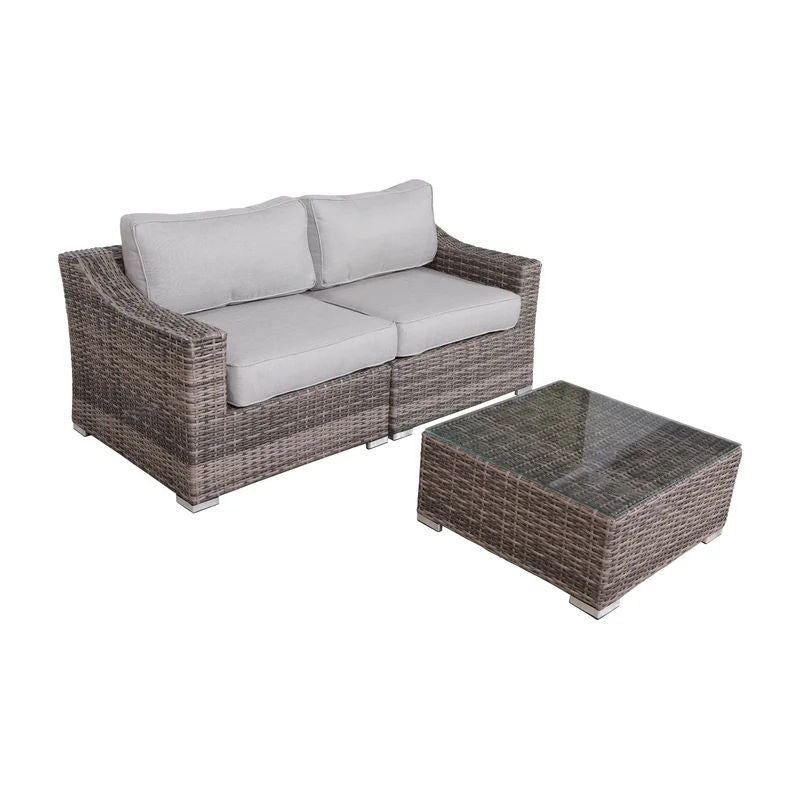 Stylish Sofa Seating Group With Cushions Perfect For Outdoor Gatherings by Couch.com