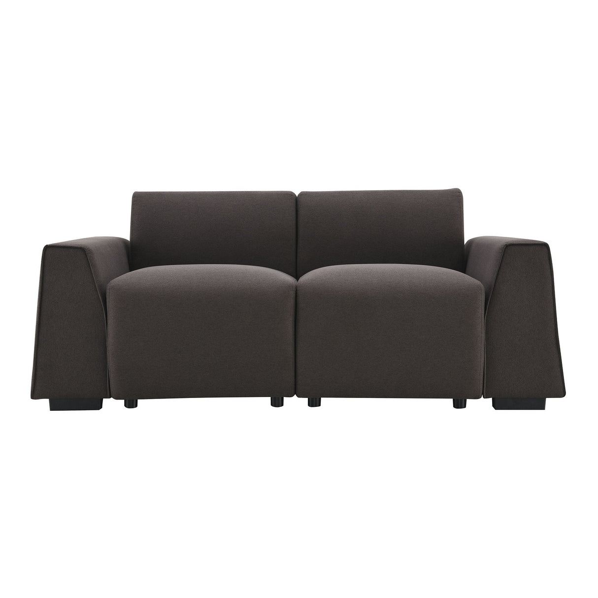 Modern Linen Sofa, Stylish And Minimalist 2-3 Seat Couch, Easy To Install, Exquisite Loveseat With Wide Armrests For Living Room by Couch.com