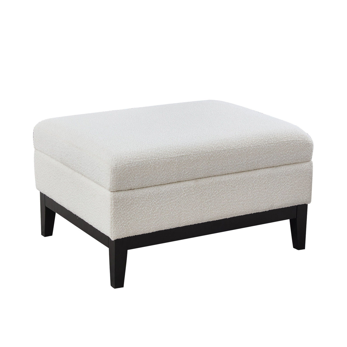 Upholstered Storage Ottoman With Reversible Lid Coffee Table With Rubberwood Legs by Couch.com