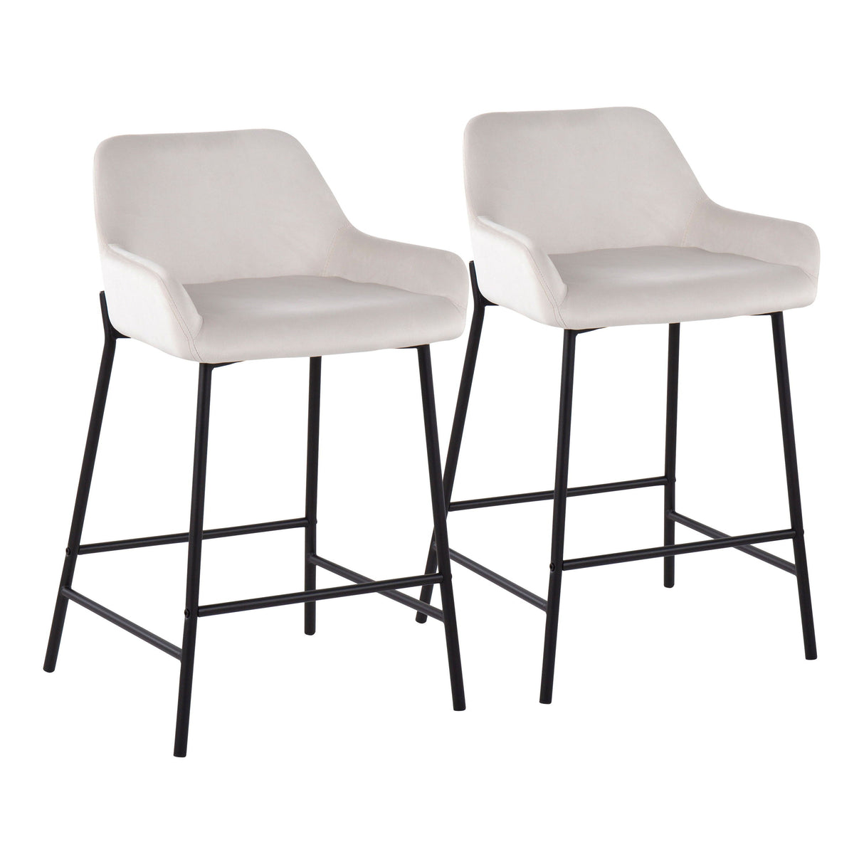 Daniella - Industrial Fixed Height Counter Stool (Set of 2) by Couch.com
