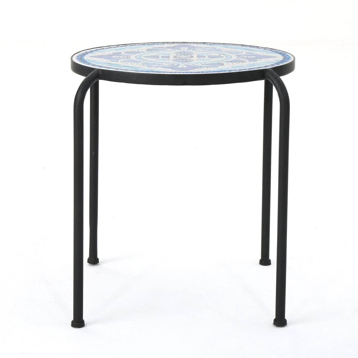 Skye - End Table - White / Blue by Couch.com