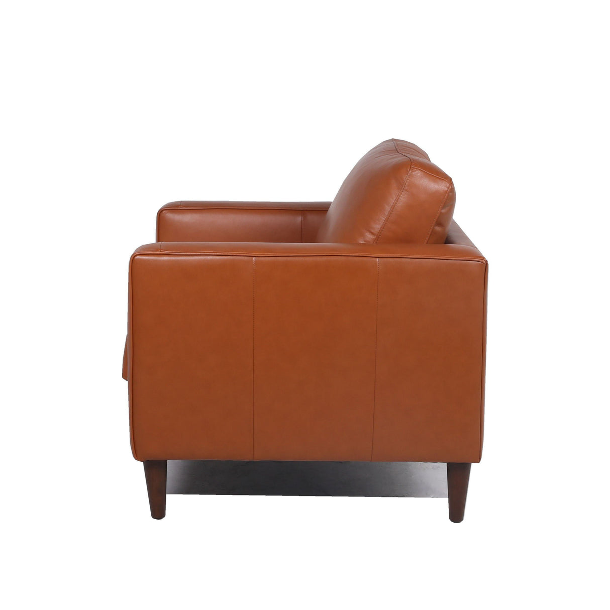 Mid-Century Tufted Leather Chair by Couch.com
