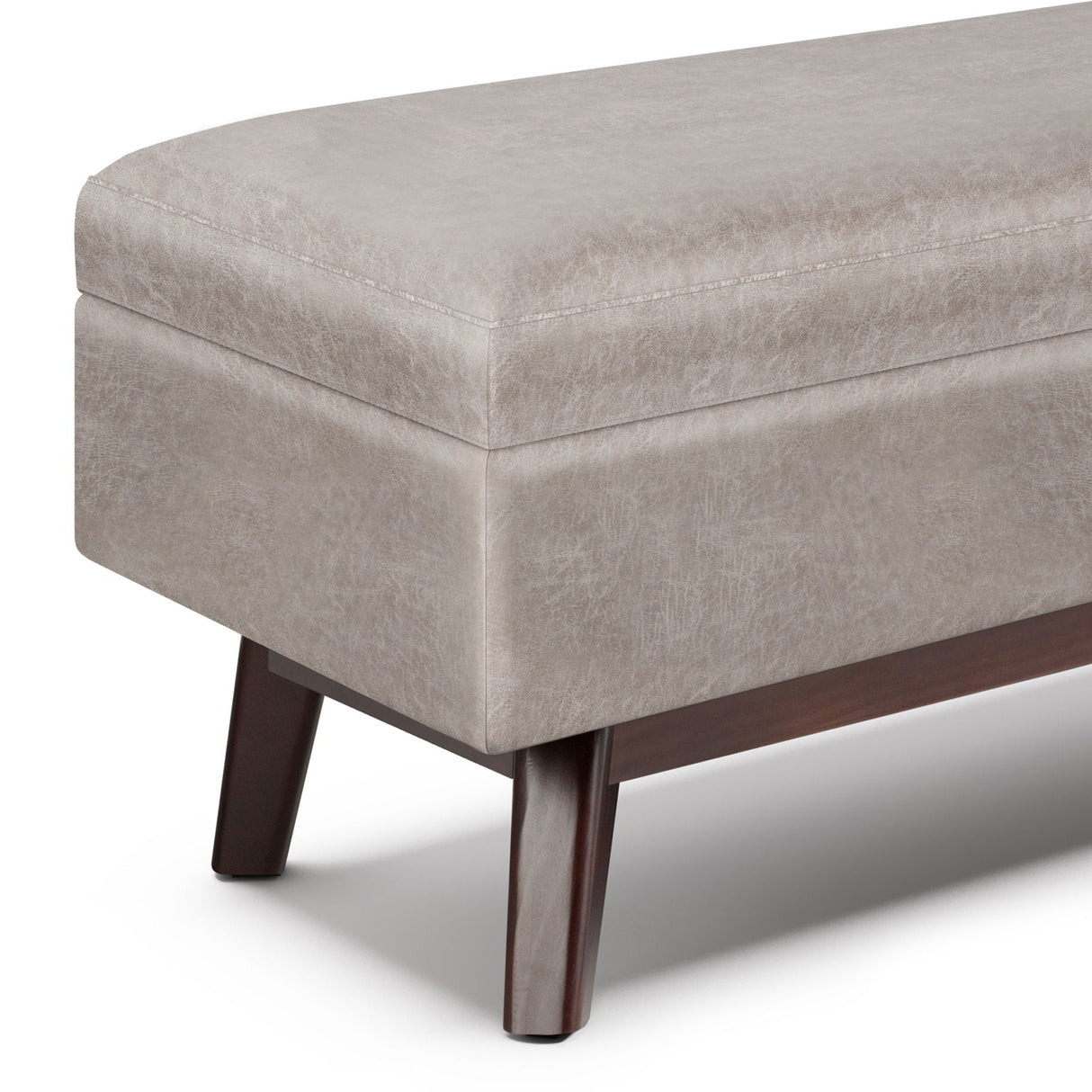 Owen - Upholstered Rectangular Storage Ottoman by Couch.com