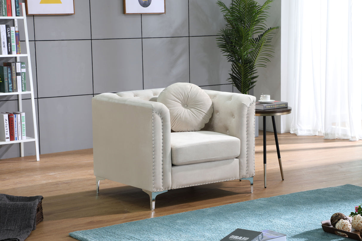 Contemporary Sloped Arm Chair by Couch.com