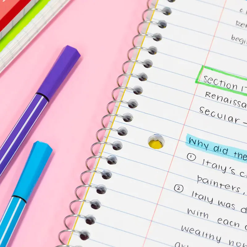 Home Office Supplies Previous product Next product C/R 70 Ct. 1-Subject Spiral Notebook – College Ruled – Random Color