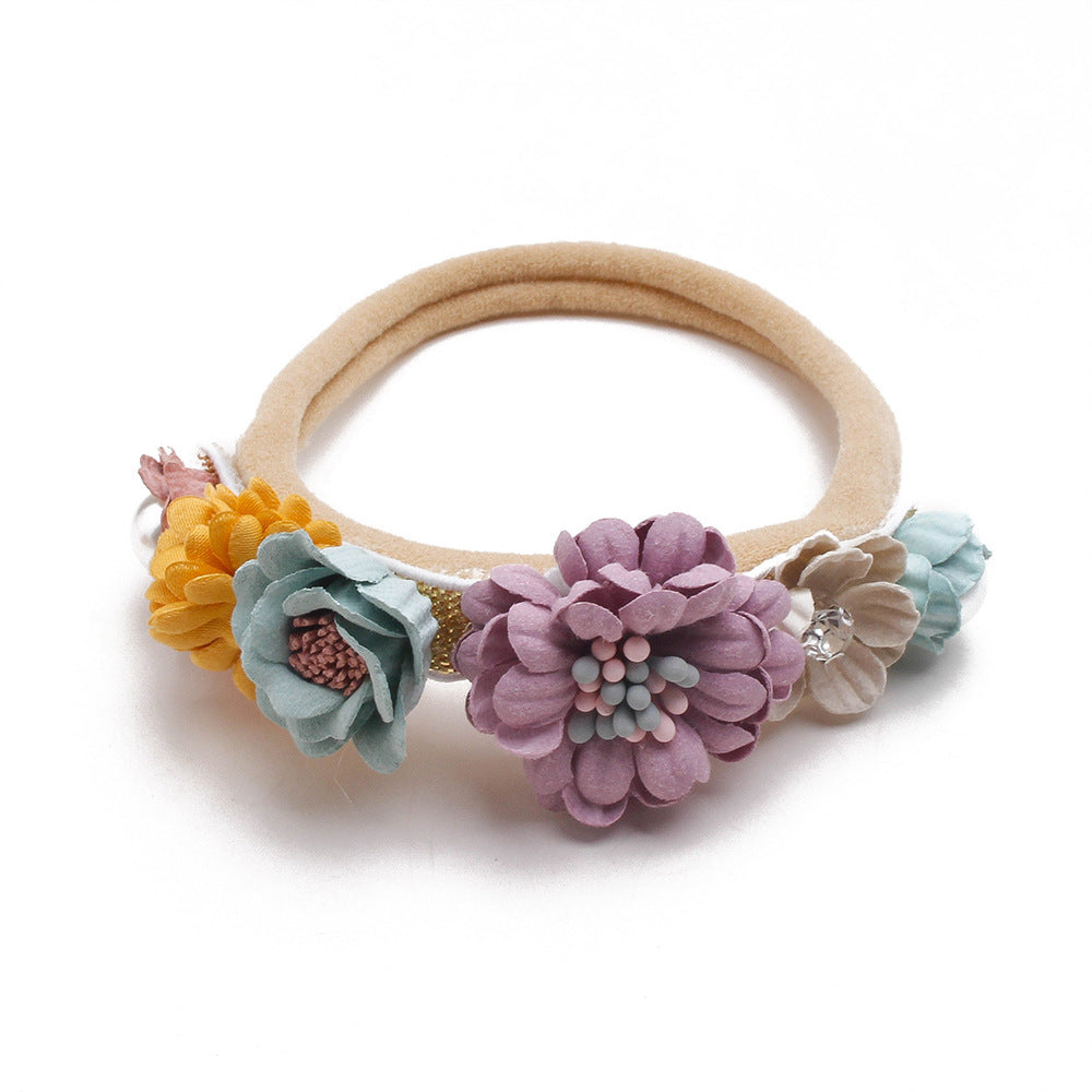 Cute Baby Full Moon Hair Band