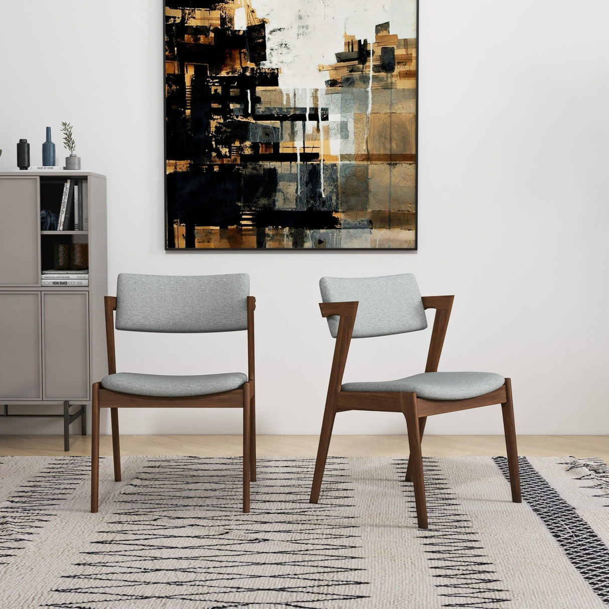 Edwin - Mid-Century Modern Dining Chair (Set of 2) by Couch.com