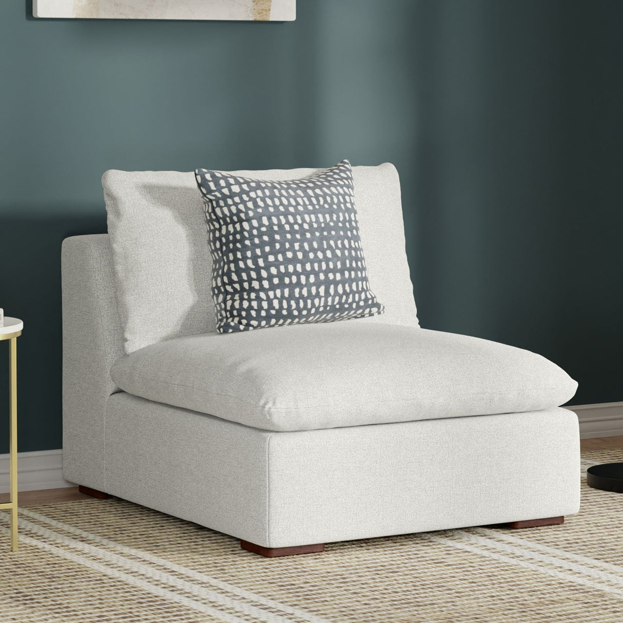 Jasmine - Center Sofa Module - Gray