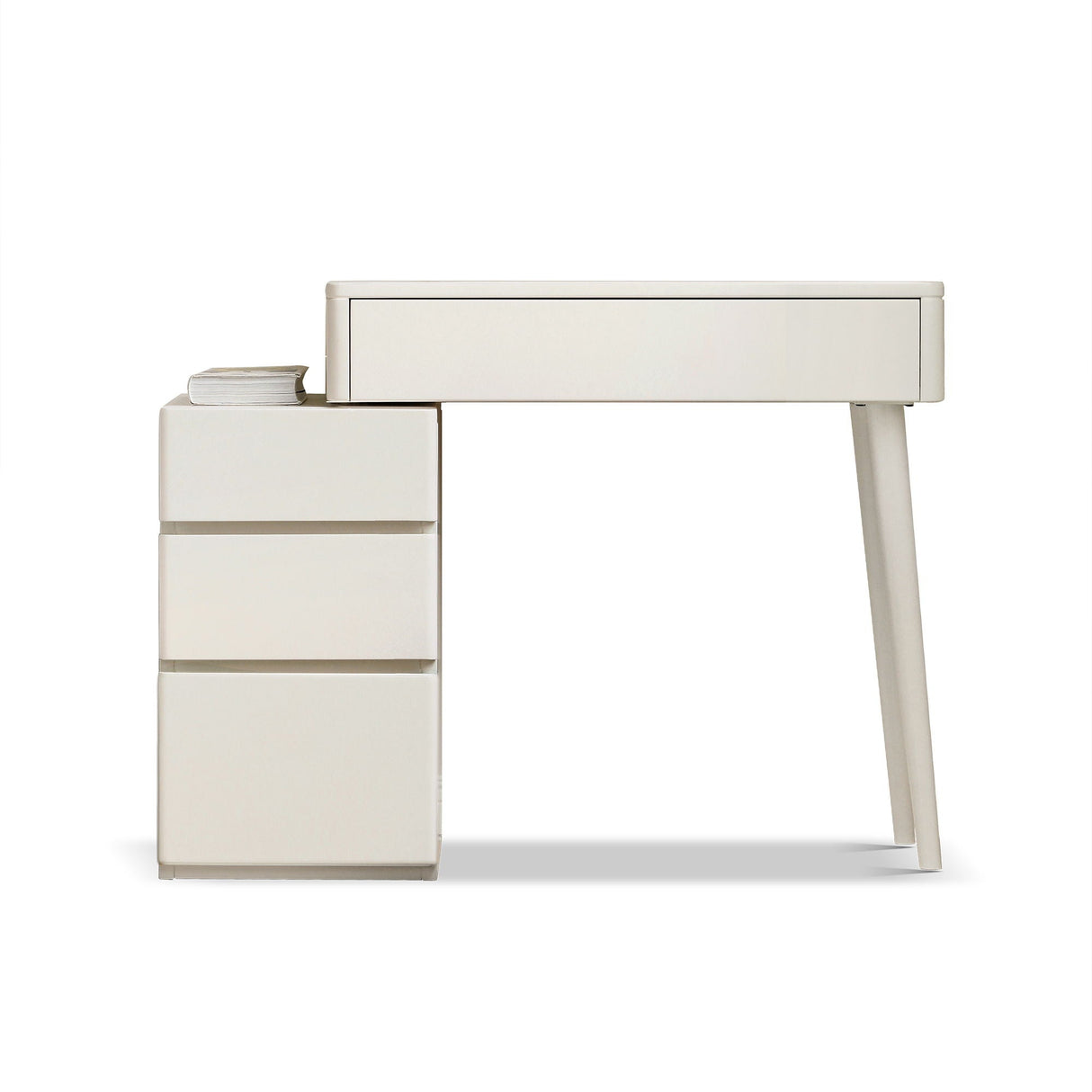 Table Dresser Without Mirror, Compact Dresser Accessories Storage Drawer - White by Couch.com