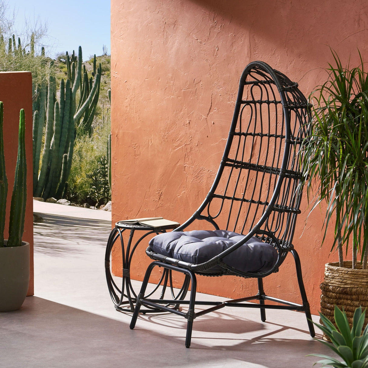 Elon Cocoon Chair - Gray