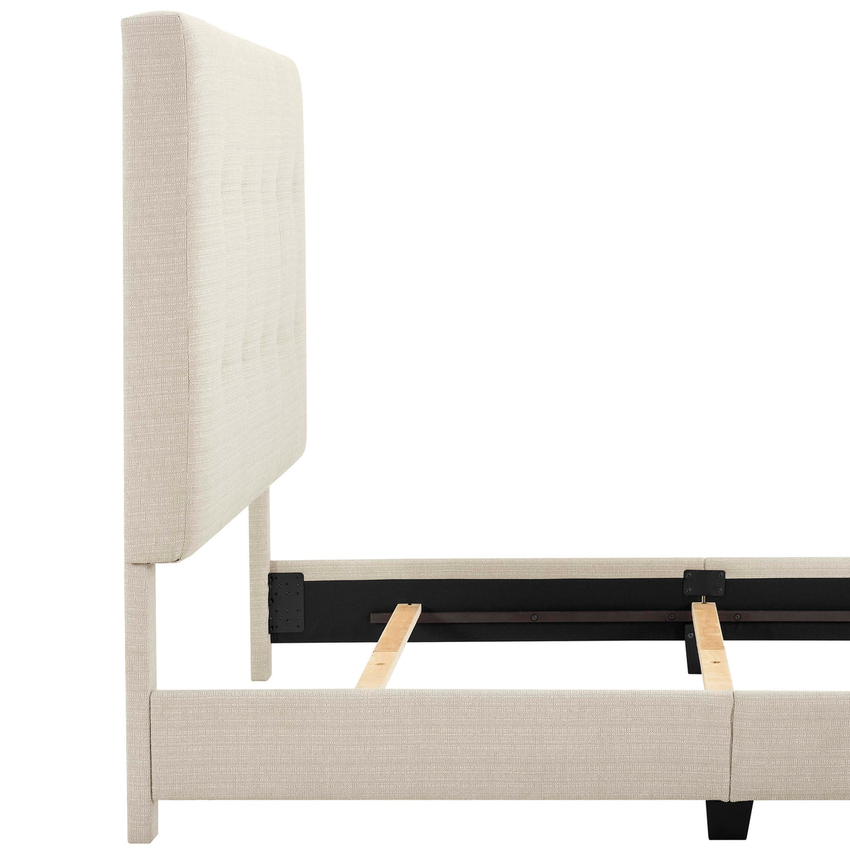 Tufted Upholstered Platform Bed by Couch.com